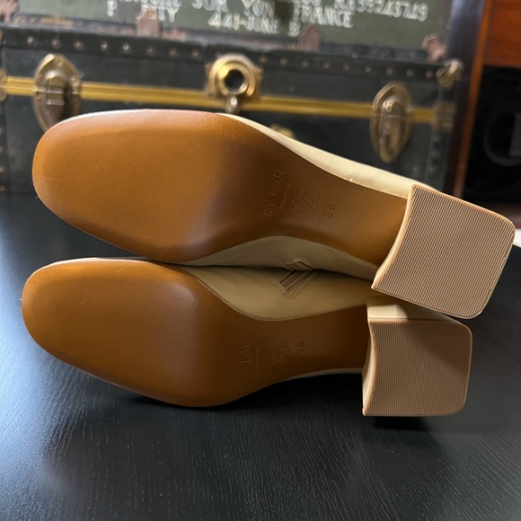 By Far Becca Lace Up Leather Ankle Boots - Picture 10 of 11